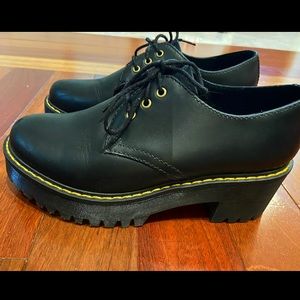 Dr. Martens 1461 Smooth Leather Platform Shoes